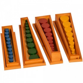 Montessori Materials-Knobless Cylinders